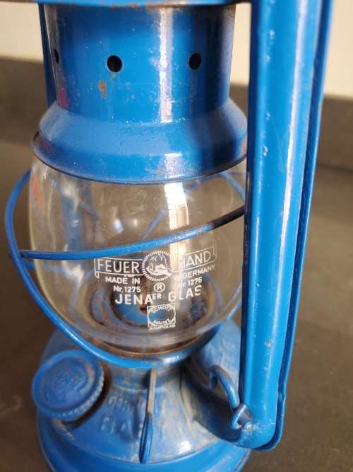ORIGINAL VINTAGE FEUERHAND W.GERMANY NR 1275 NR 1276 STORM LANTERN