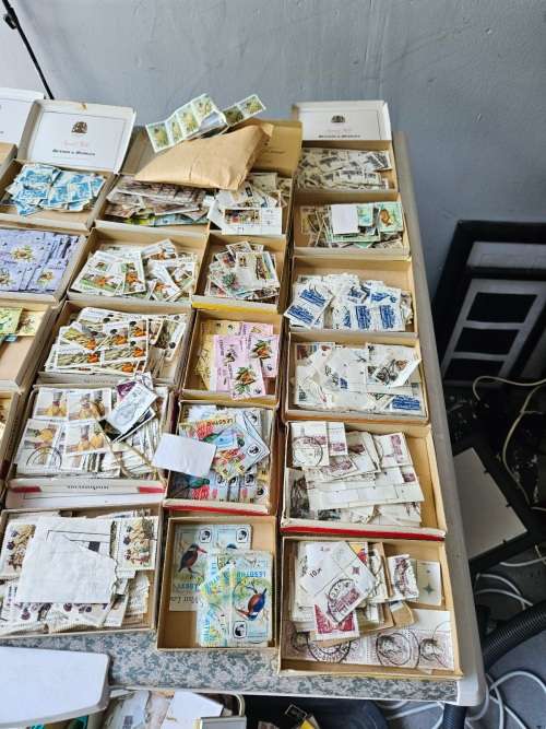Large stamp collection