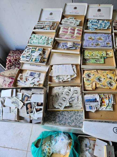 Large stamp collection