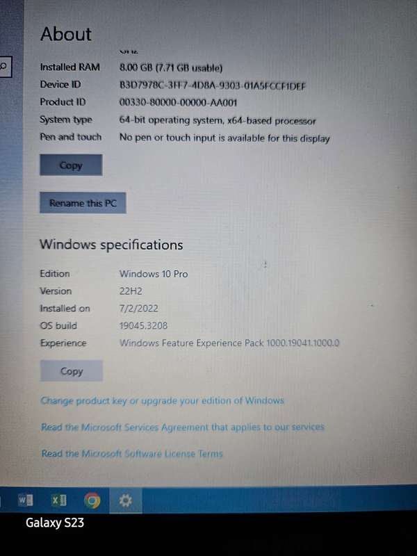 Samsung I5 laptop