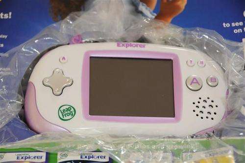 **slightly used** Leapster Explorer Pink/White
