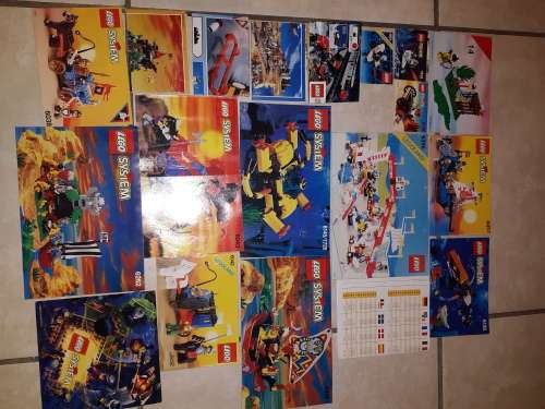 Lego instruction booklets