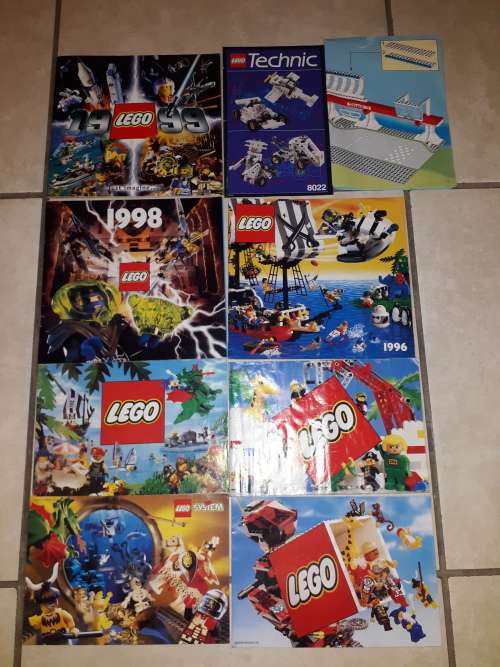 Lego instruction booklets