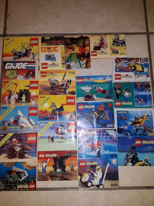 Lego instruction booklets