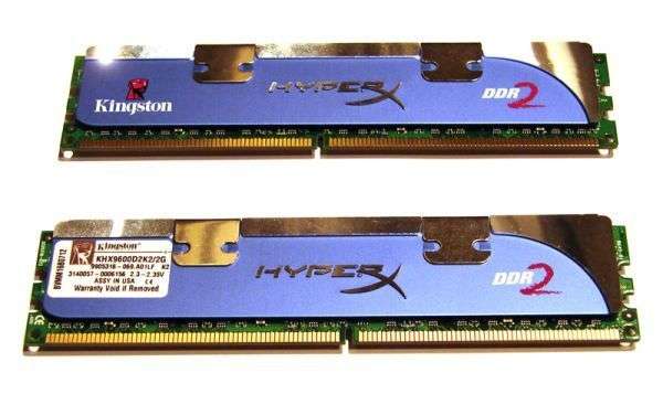 Kingston HyperX DDR 2 RAM 2X 1GB sticks