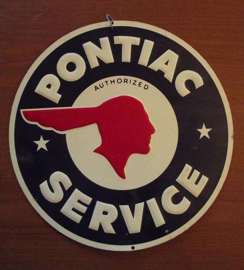 Pontiac dealer sign