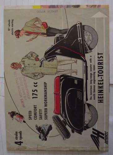 Heinkel Tourist Sales Brochure