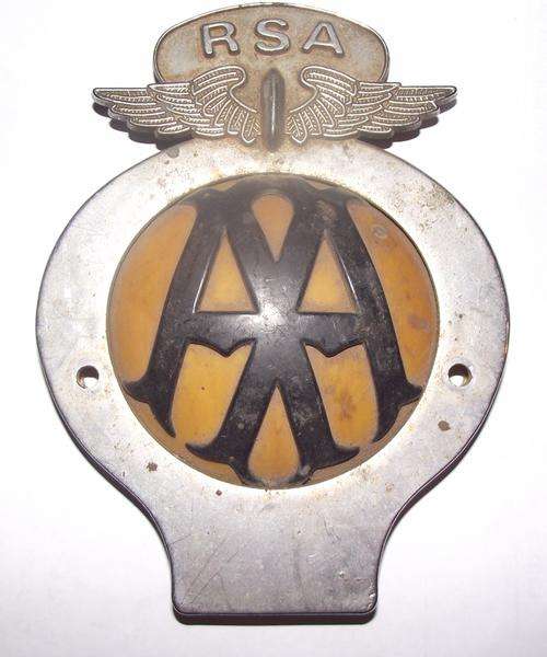 AA Badge Plastic