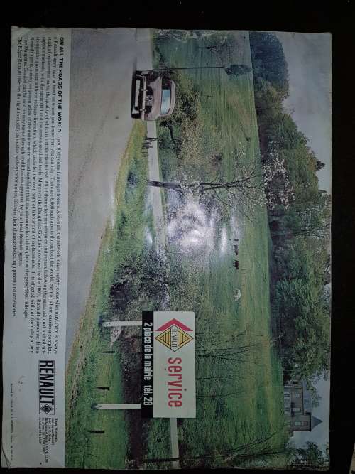 1964 Renault Dauphine Gordini Sales Brochure
