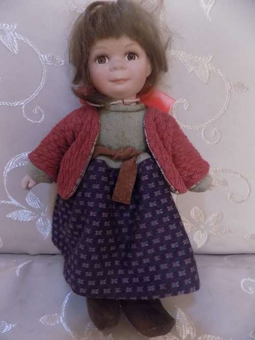Small old Danish Bridgette Frigast Porcelain Doll
