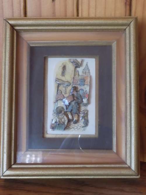 Framed with glass Anton Piek Creation