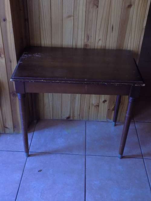 Large Wooden Piano Stool with Lid for Restoration - Collection Only