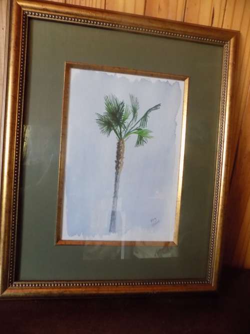 Simply but Striking Water Colour Painting in Stunning Frame with Glass