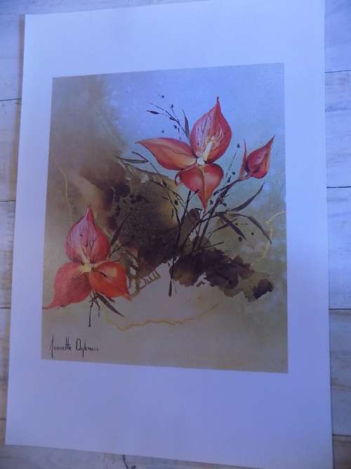 High Quality Jeanette Dykman Flower Print
