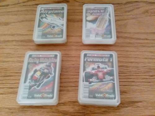 Four Packs of ACE TRUMPS Cards - See Description