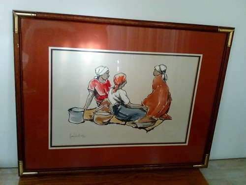 Ted Hoefsloot Limited Edition Signed Print in Great Frame - Collection Only