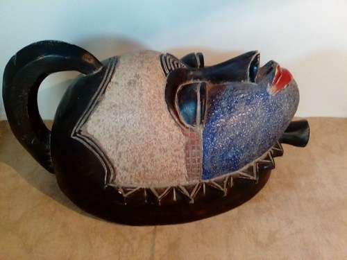 Bulky & Big Wooden African Tribal Mask
