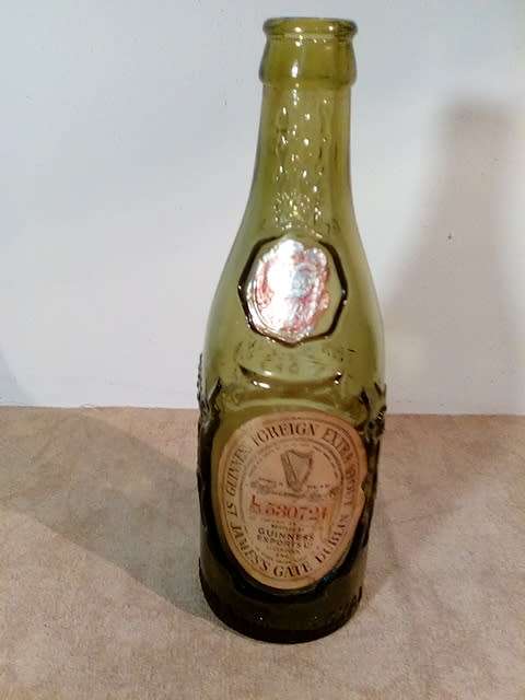 Vintage Guinness Bottle Commemorating Queen's Visit in 1953