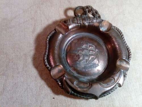 Metal Cutty Shark Ship Design Ashtray
