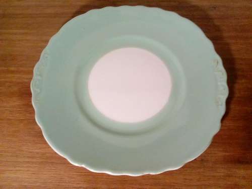 Vintage Green & White Colclough Bone China Dish/Platter (Ref 185)