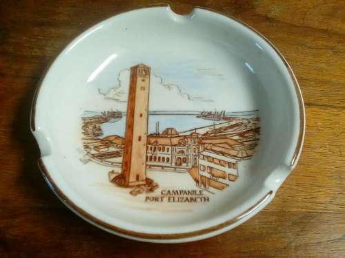 Very Old Campanile Port Elizabeth Drostdy Ware Ashtray