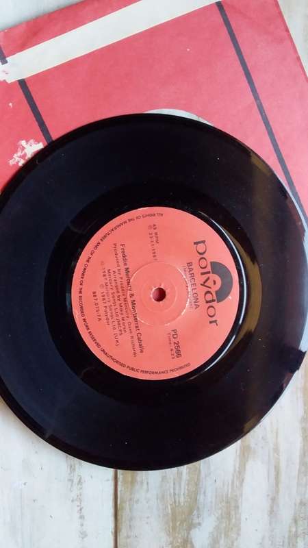 Barcelona - Freddie Mercury & Montserrat 7 Single Caballe Polydor PD 2566 1987