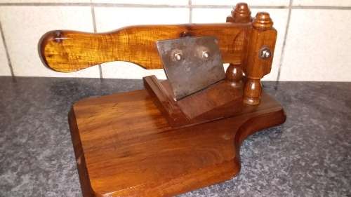 Vintage Kiaat Wooden Biltong Slicer