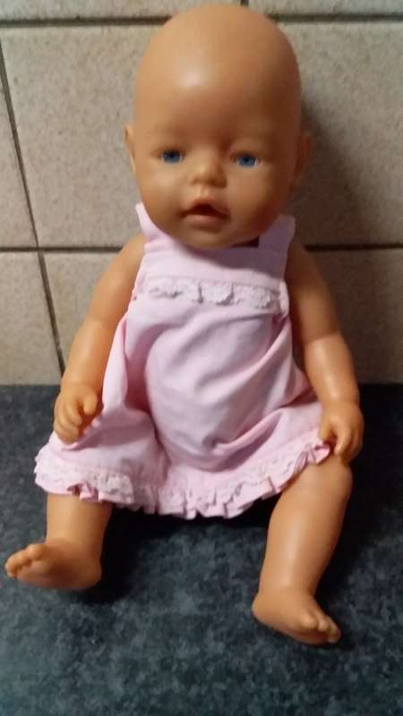 Adorable 2003 Zapf Creation Rubber Doll - 35cm - Good Condition