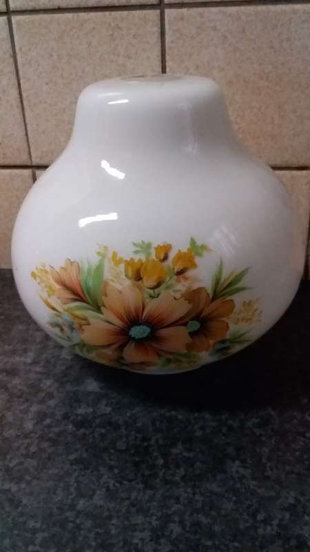 Vintage Large Flower Design Lamp Shade - Collection Only in Primrose