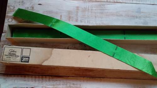 Vintage Box with Sasheen Green Tailored Bows