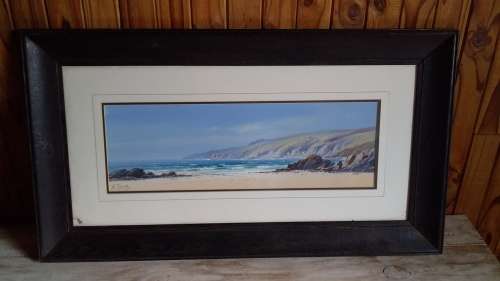 Seascape Water Colour Painting by Renowned Irish Artist George Trevor