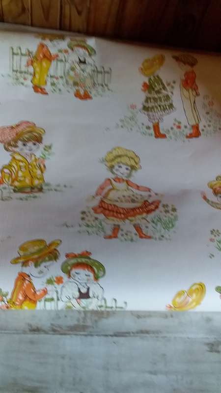 Roll of Vintage Wall Paper