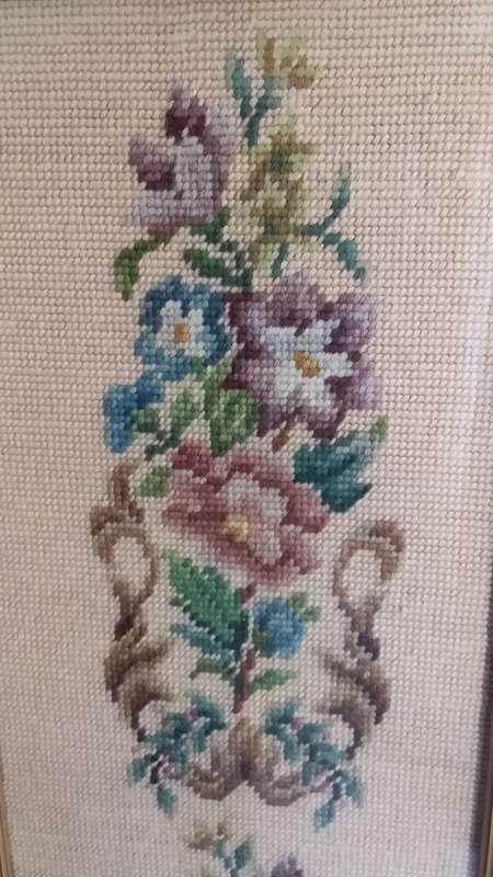 Tall Framed with Glass Tapestry - Collection Only