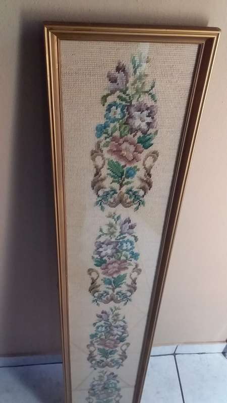 Tall Framed with Glass Tapestry - Collection Only