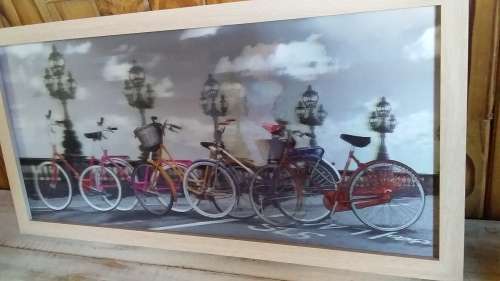 3D Bicycles in Paris Wall Hanging