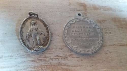 Two Antique Religious Pendants