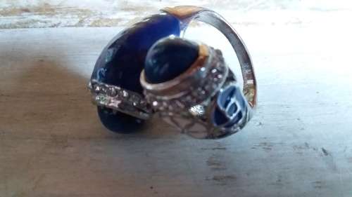 Unusual & Artistic Enameled Metal Ring