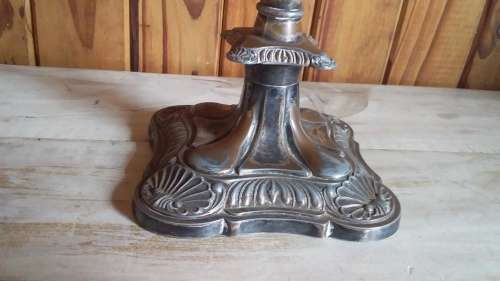 Vintage English Reproduction Viking Plate Candle Holder
