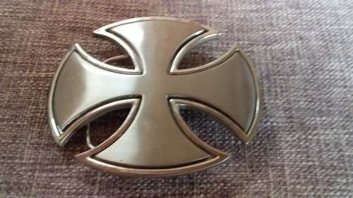 Men's Cross Shaped Metal Belt Buckle