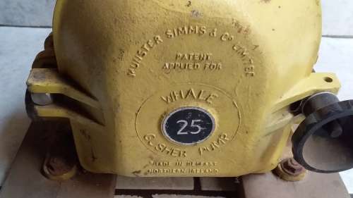 Vintage Whale 25 Gusher Pump - Munster Simms Northern Ireland