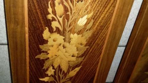 Set of Glazed Still Life Art Etching on wood Wall Hangings
