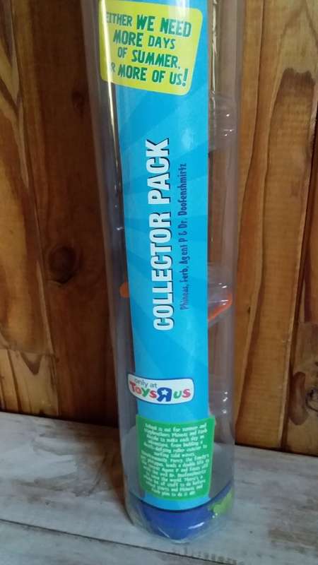 Phineas and Ferr Character Figurines in Tube