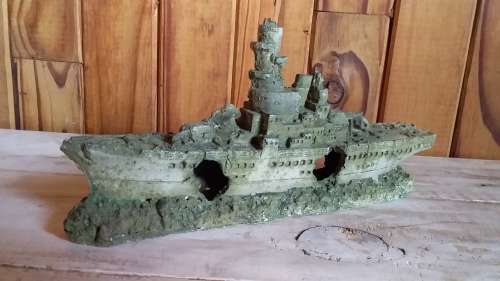 Sunken Ship Fish Tank Ornament