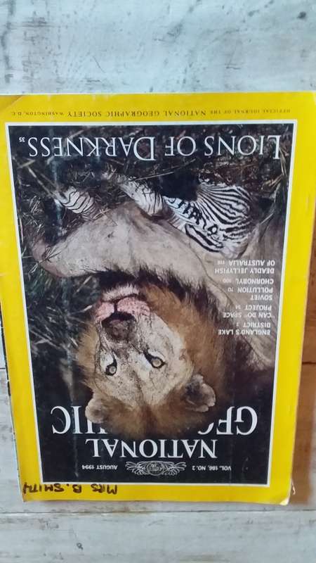 National Geographic Mag Aug 1994