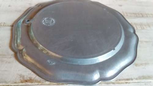 VIntage Schweinfurt Etching on Pewter - Bildkunst Bittenbrunn West Germany