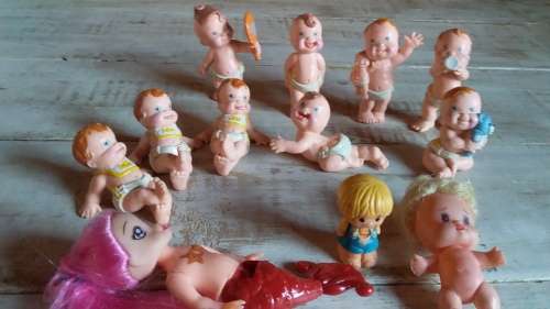 9 x LGT 1991 Magic Diaper Babies plus few Other Toys