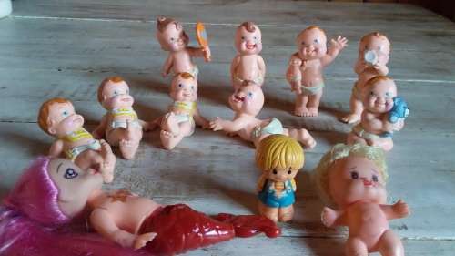 9 x LGT 1991 Magic Diaper Babies plus few Other Toys