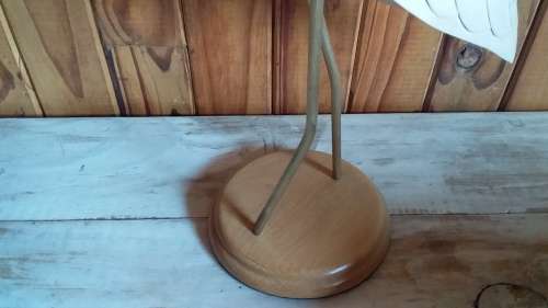 Large Fossils Feather Hand Carved Bird - Beak Repaired