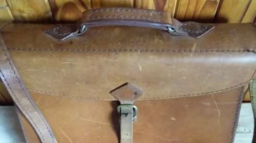 Vintage Leather Satchel - Still Strong & Solid