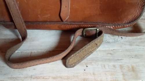 Vintage Leather Satchel - Still Strong & Solid